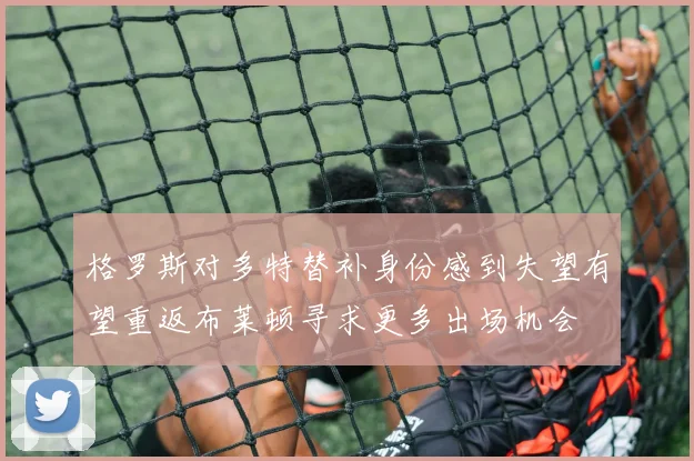 格罗斯对多特替补身份感到失望有望重返布莱顿寻求更多出场机会