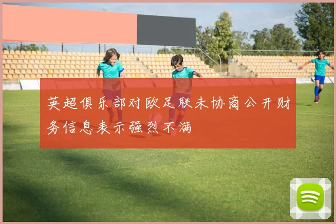 英超俱乐部对欧足联未协商公开财务信息表示强烈不满